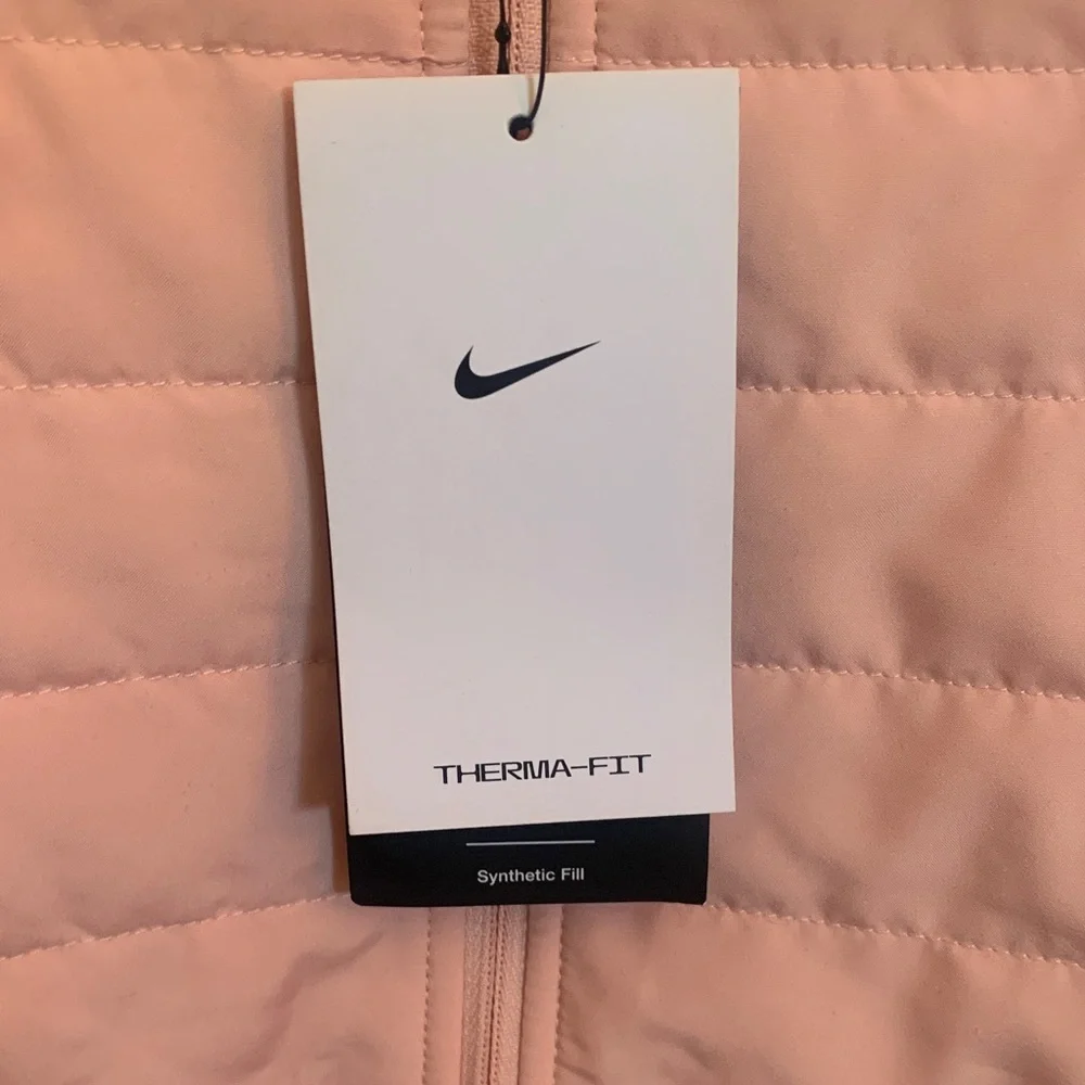 Nike Women's Light Peach Quilted Vest - Picture 4 of 11